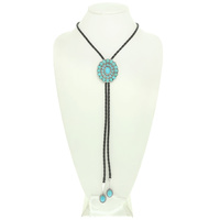 WESTERN CONCHO BOLO TIE