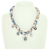 WESTERN MULTI CHARM NECKLACE