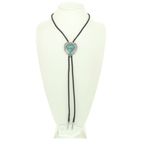 WESTERN HEART BOLO TIE