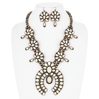 NAVAJO PEARL SQUASH BLOSSOM