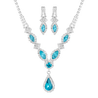DRESSY RHINESTONE NECKLACE SET