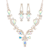 DRESSY RHINESTONE NECKLACE SET