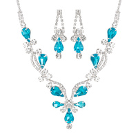 DRESSY RHINESTONE NECKLACE SET