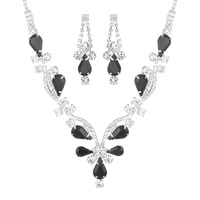 DRESSY RHINESTONE NECKLACE SET