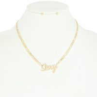 NECKLACE SET FIGARO 16" SEXY