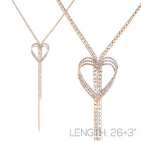 VCR-G G RS TRIPLE LINE HEART NECK