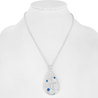 SEA LIFE CORAL REEF STARFISH CUTOUT PENDANT NECKLACE