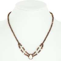 WESTERN TEARDROP PENDANT NAVAJO PEARL CHOKER STYLE NECKLACE