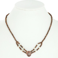 WESTERN CONCHO PENDANT NAVAJO PEARL CHOKER STYLE NECKLACE