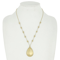 TEARDROP PENDANT BEAD NECKLACE