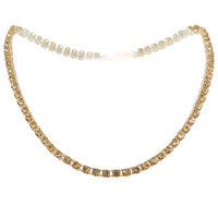 5MM CRYSTAL GEMSTONE TENNIS NECKLACE