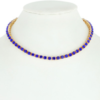 CRYSTAL RHINESTONE TENNIS NECKLACE