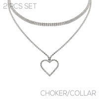 choker/collar 2 necklace