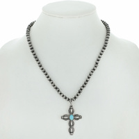 WESTERN STAMPING LOOK CROSS 18" NK