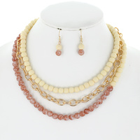 SET, METTED BALL W CHAIN