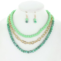 SET, METTED BALL W CHAIN