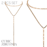CR-G g rs cz 2 choker T collar set