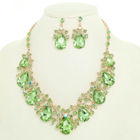 LRG DROP GARDEN PARTY NECKLACE SET