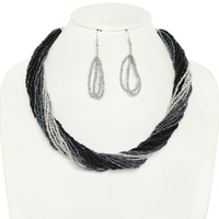 FASHION BEAD NECKLACE SET