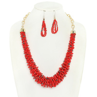 FASHION BEAD NECKLACE SET