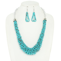 FASHION BEAD NECKLACE SET