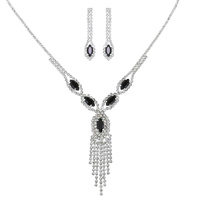 SMALL DROP RHINESTONE NE SET