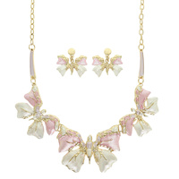 VINTAGE INSPIRED BUTTERFLY NECKLACE SET