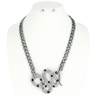 COBRA SNAKE PENDANT CHAIN NECKLACK