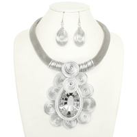 AFRICAN INSPIRED AMULET NECKLACE SET