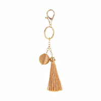 THREAD BALL  AND TASSEL KEY CHAIN / PURSE CHARM