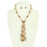 MULTICOLOR PEARL NECKLACE SET