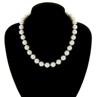 16" 12MM 1 LINE PEARL NECKLACE