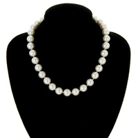 16" 12MM 1 LINE PEARL NECKLACE