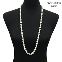36" ENDLESS 10MM PEARL NECKLACE
