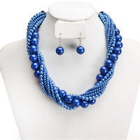 ROYAL BLUE BEAUTIFUL PEARL NECKLACE