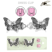 FASHION FILIGREE BUTTERFLY DRESS CLIP