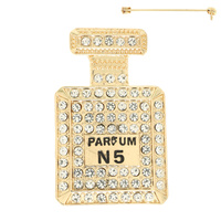 FASHIONISTA PARFUM N5 BOTTLE BROOCH PIN