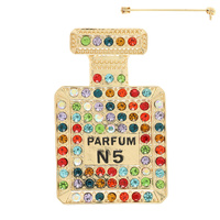 FASHIONISTA PARFUM N5 BOTTLE BROOCH PIN