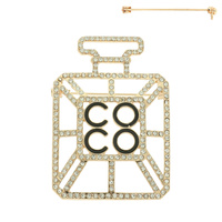 PERFUME SHAPE BROOCH PIN