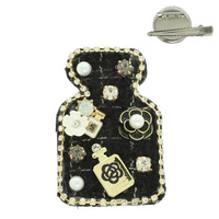 PERFUME SHAPE BROOCH PIN