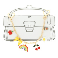 HAPPY THEME BAG CHARM CHAIN