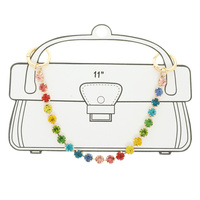JEWELED BAG CHARM CHAIN