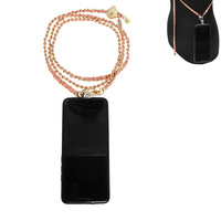 LEATHER BRAIDED CELLPHONE CROSSBODY ATTACHMENT