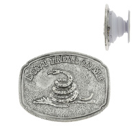 DON'T TREAD ON ME SNAKE - WESTERN  DUAL POP SOCKET PHONE GRIP AND STAND