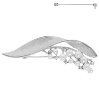 SPRIG LEAF BROOCH PIN