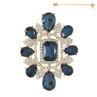 CASTING W/STONE BROOCH