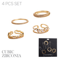 g cz marquise ring 4pcs pack