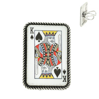 WESTERN KING OF SPADES CUFF RING