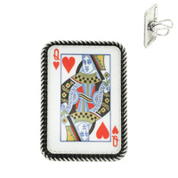 WESTERN QUEEN OF HEARTS CUFF RING