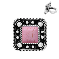 WESTERN BUBBLE JEWELED STRETCH RING